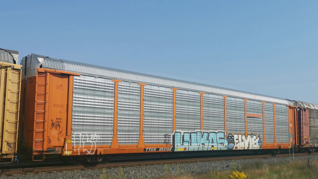 BNSF 28031 (Body) TTGX 953168 (Flat)